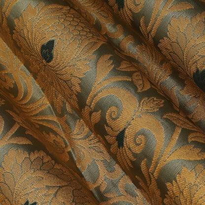 Sea Green Color Brocade Fabric