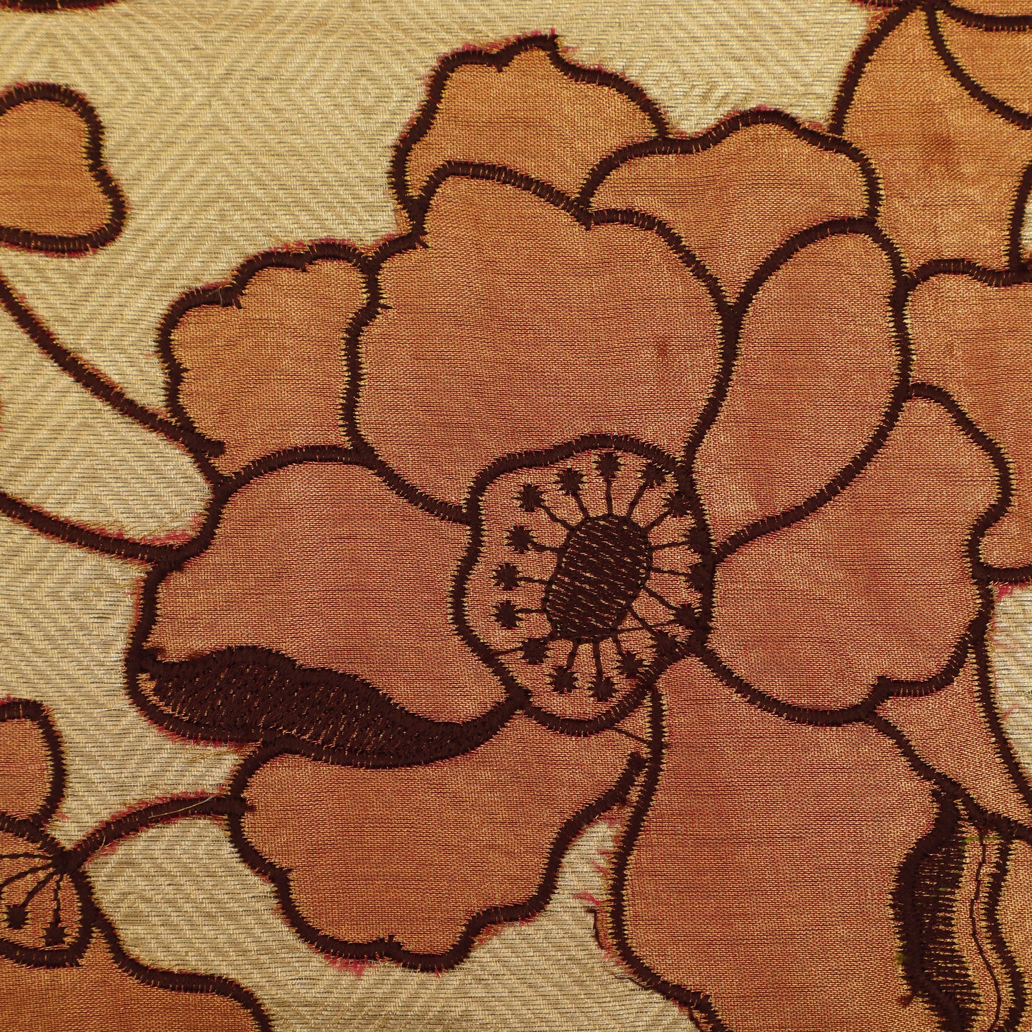 Tissue Brocade Embroidery Fabric
