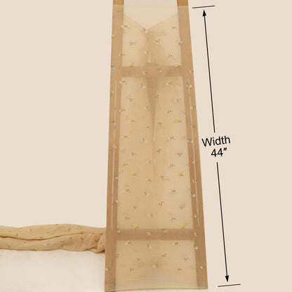 Chanderi Embroidery Fabric