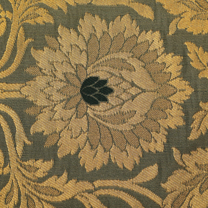 Sea Green Color Brocade Fabric