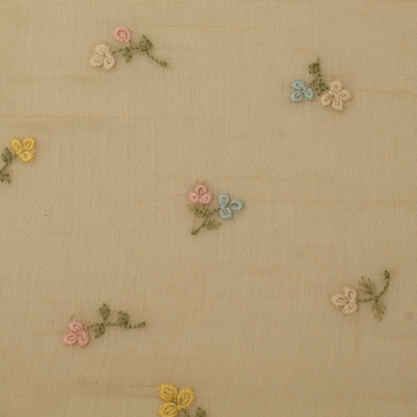 Chanderi Embroidery Fabric