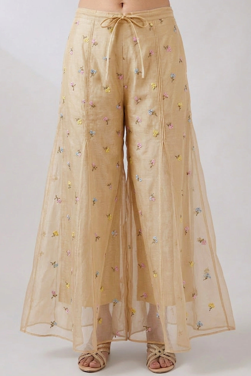 Chanderi Embroidery Fabric