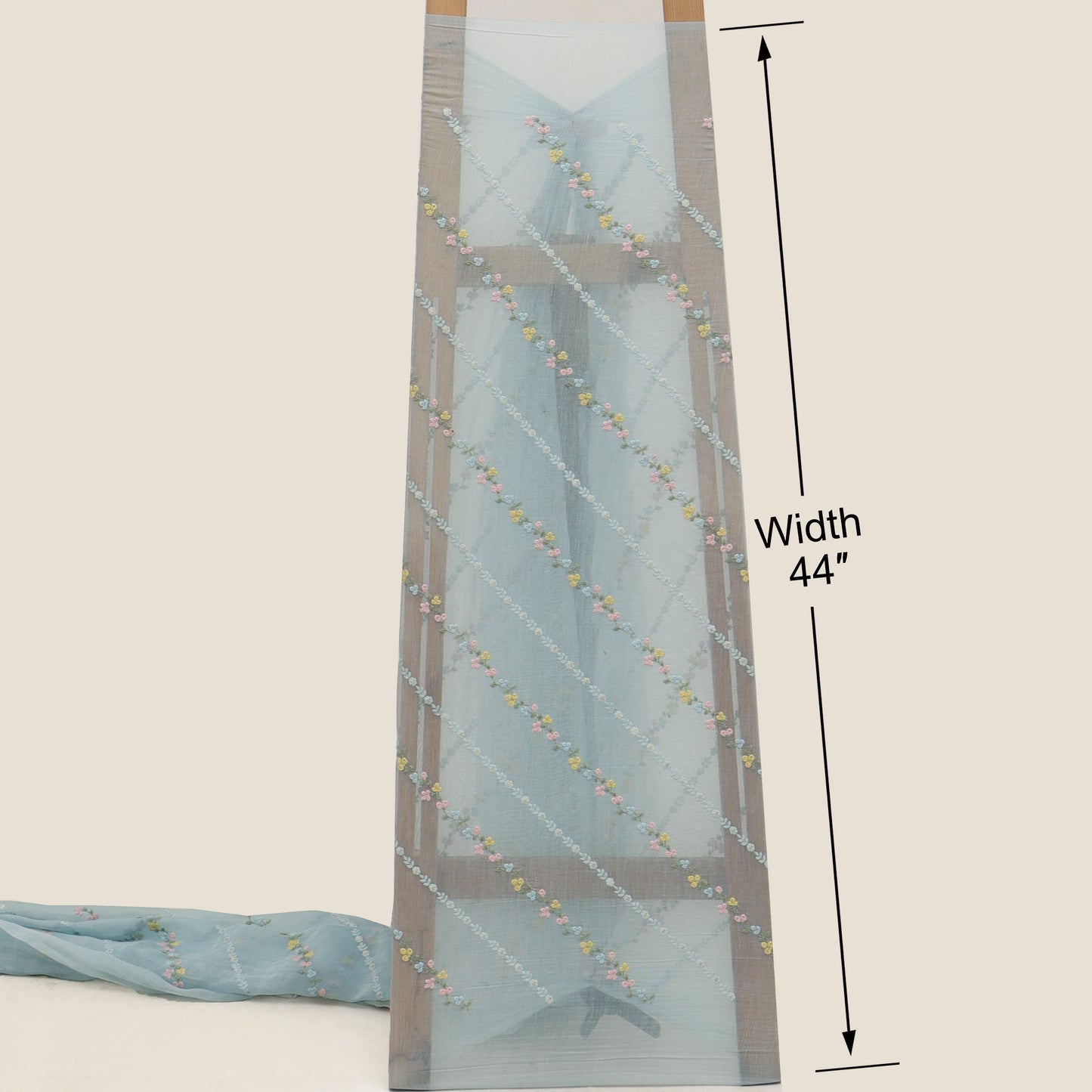 Chanderi Embroidery Fabric