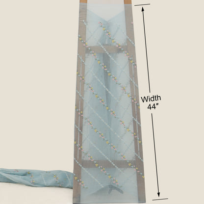 Chanderi Embroidery Fabric