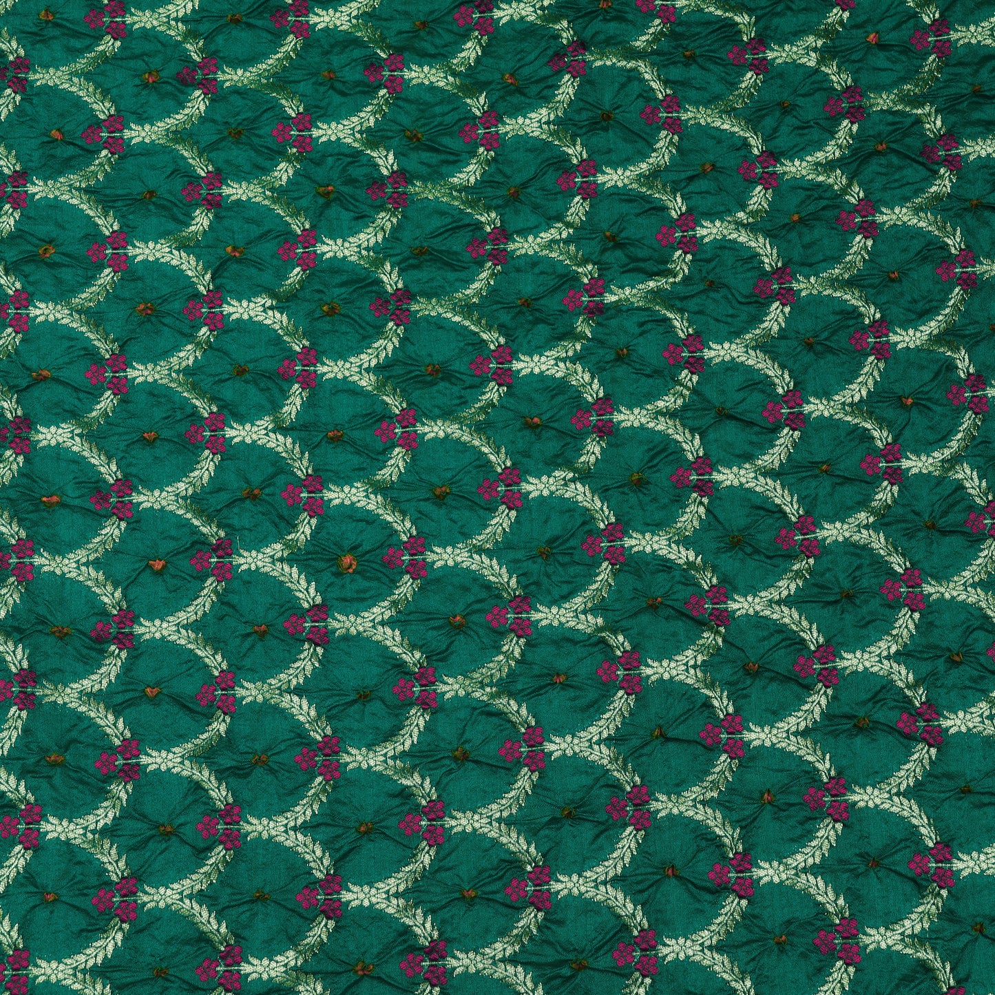 Pure Bandhej Fabric