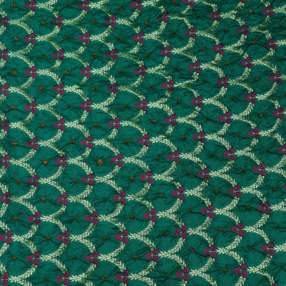 Pure Bandhej Fabric