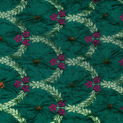 Pure Bandhej Fabric