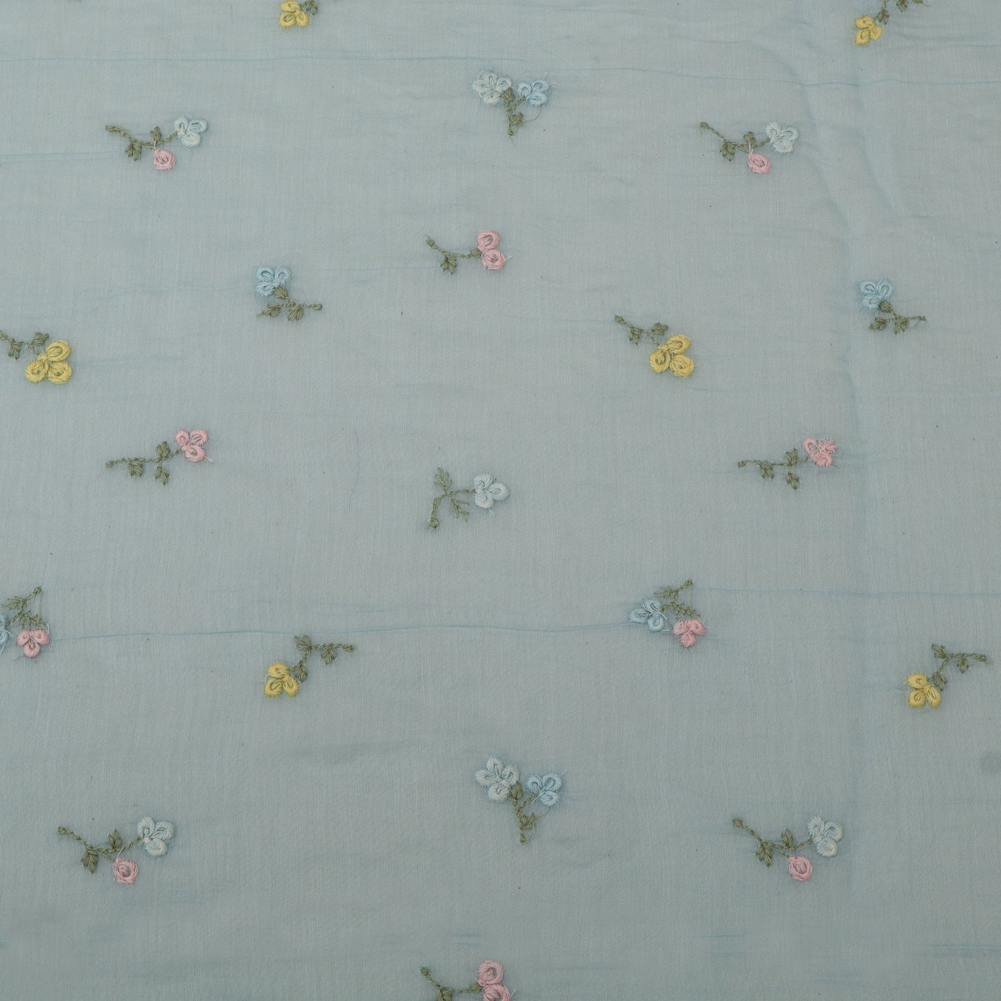 Chanderi Embroidery Fabric