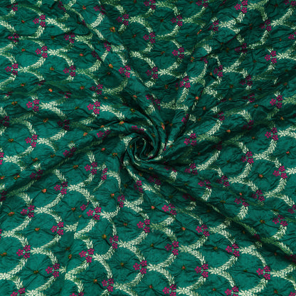 Pure Bandhej Fabric