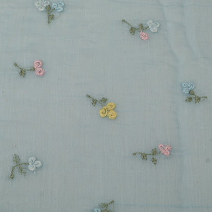 Chanderi Embroidery Fabric