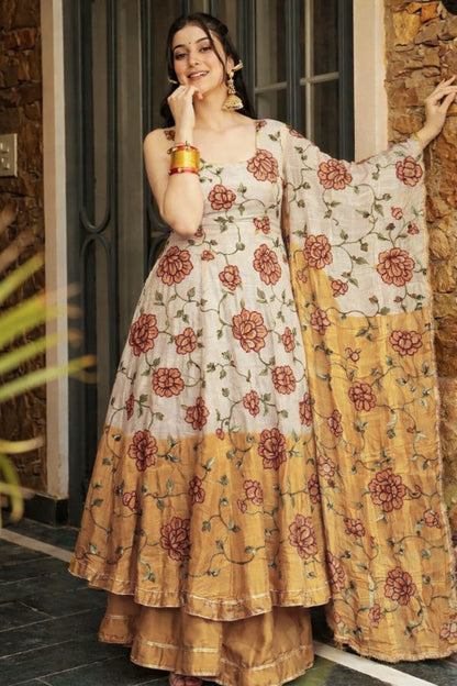 Tissue Brocade Embroidery