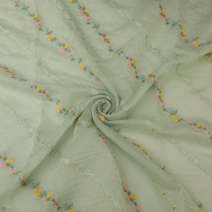 Chanderi Embroidery Fabric
