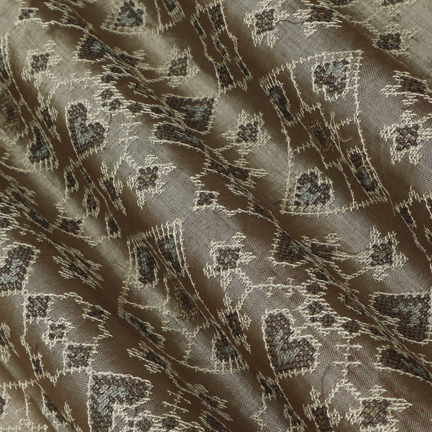 Tissue Brocade Embroidery Fabric