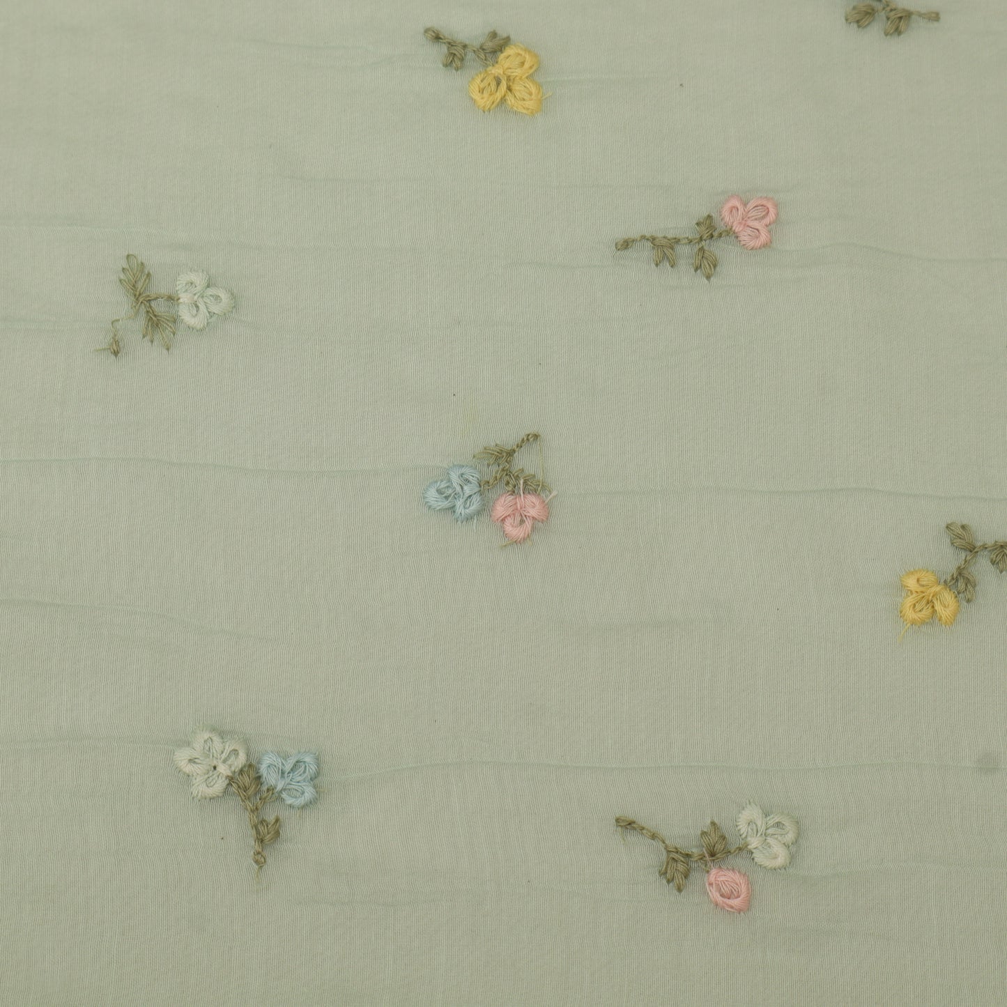 Chanderi Embroidery Fabric