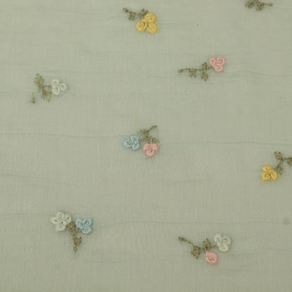 Chanderi Embroidery Fabric
