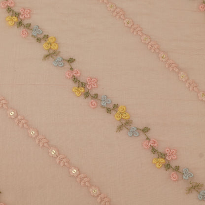 Chanderi Embroidery Fabric