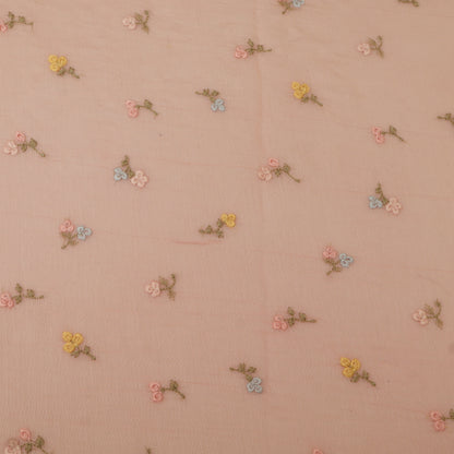 Chanderi Embroidery Fabric