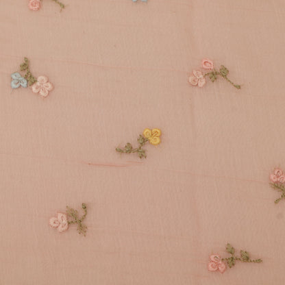 Chanderi Embroidery Fabric