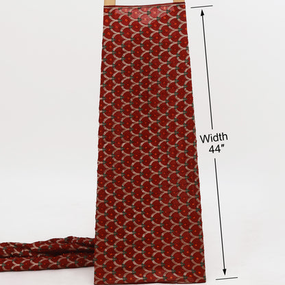 Pure Bandhej Fabric