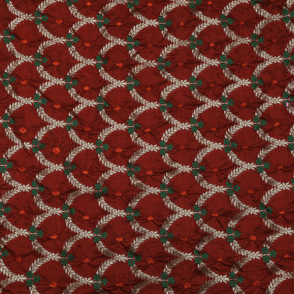 Pure Bandhej Fabric