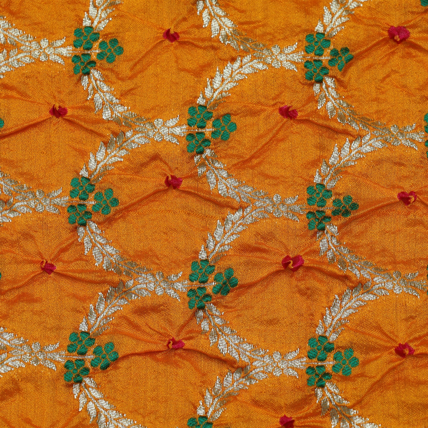 Pure Bandhej Fabric