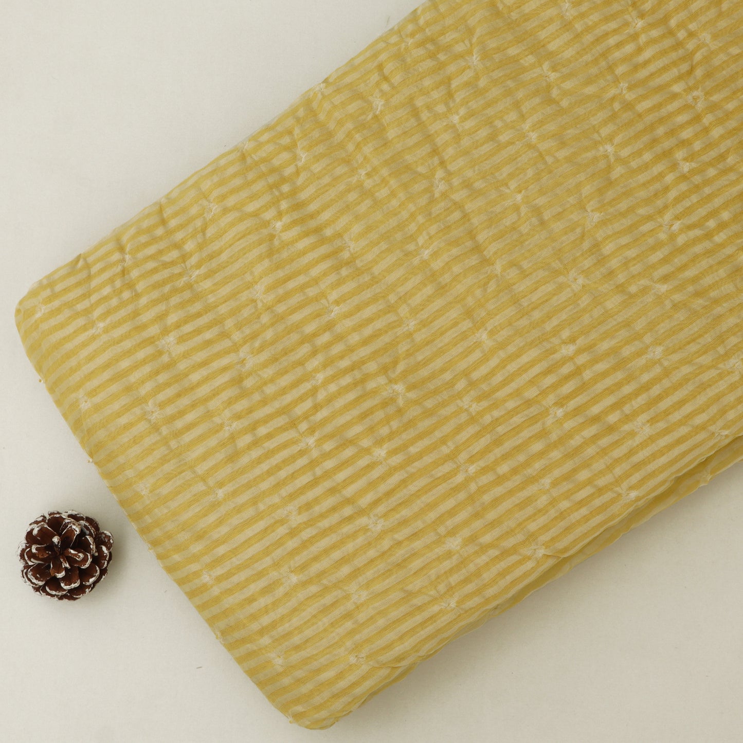 Crush Chanderi Bandhani Print Fabric