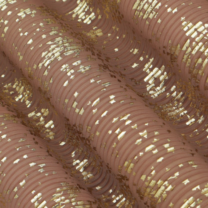 Heavy Crush Satin Foil Fabric