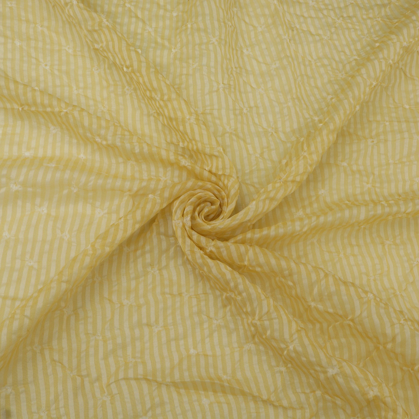 Crush Chanderi Bandhani Print Fabric