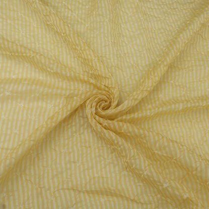 Crush Chanderi Bandhani Print Fabric