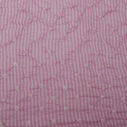 Crush Chanderi Bandhani Print Fabric