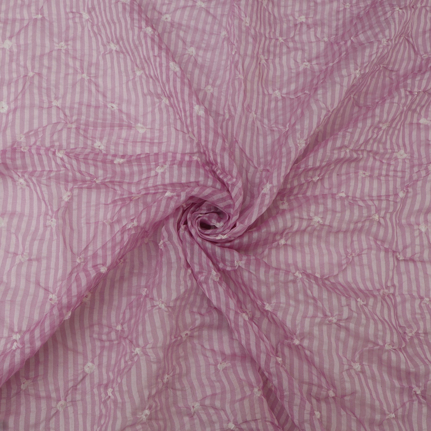 Crush Chanderi Bandhani Print Fabric