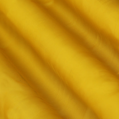 Yellow Color Organza Booti Fabric