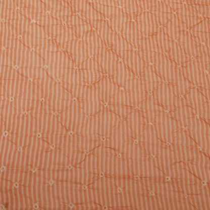 Crush Chanderi Bandhani Print Fabric