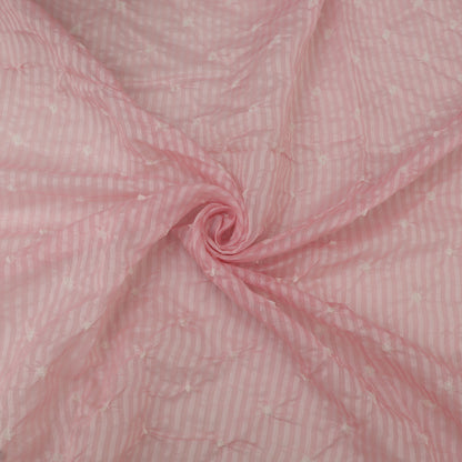Crush Chanderi Bandhani Print Fabric