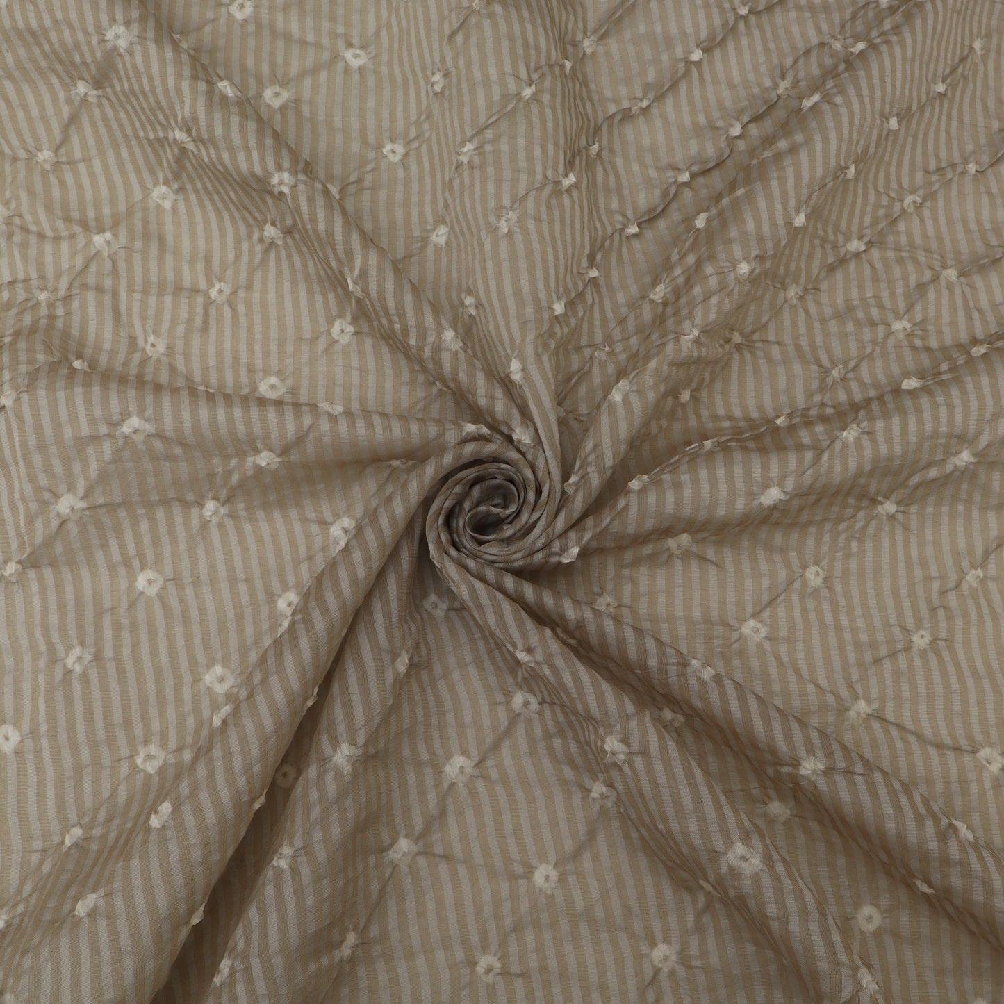 Crush Chanderi Bandhani Print Fabric