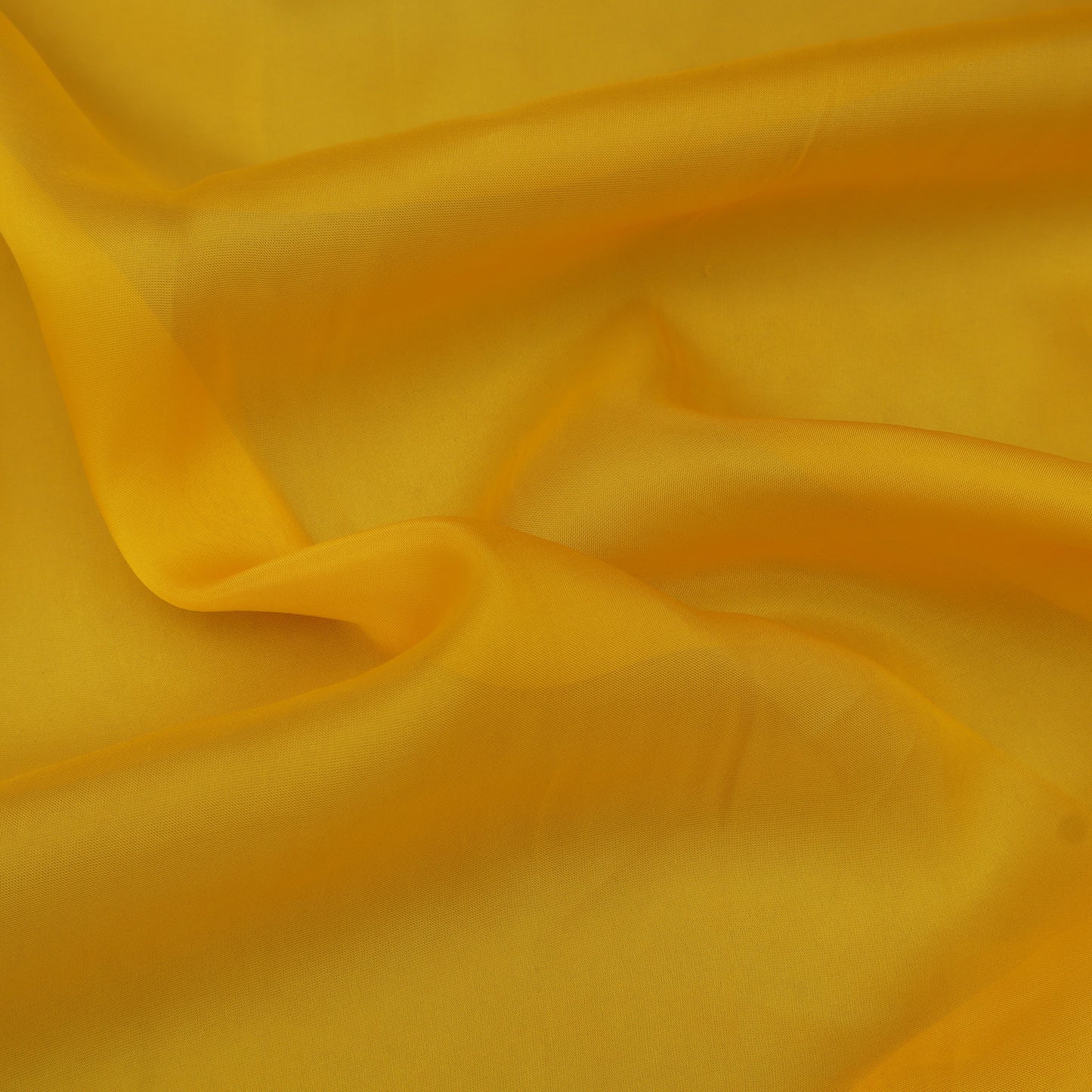 Yellow Color Organza Booti Fabric