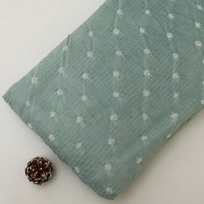 Crush Chanderi Bandhani Print Fabric