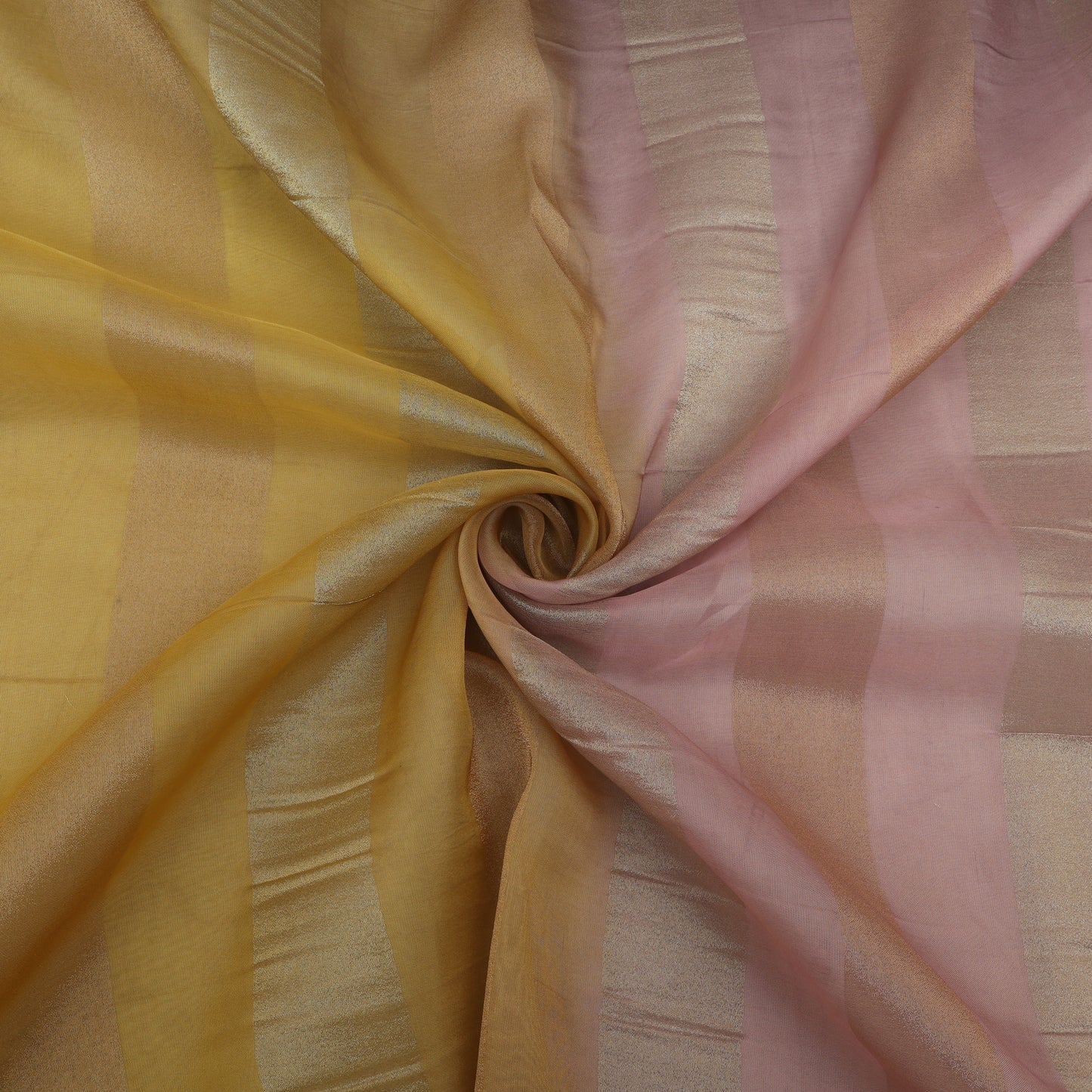Organza Tissue Stripe Fabric