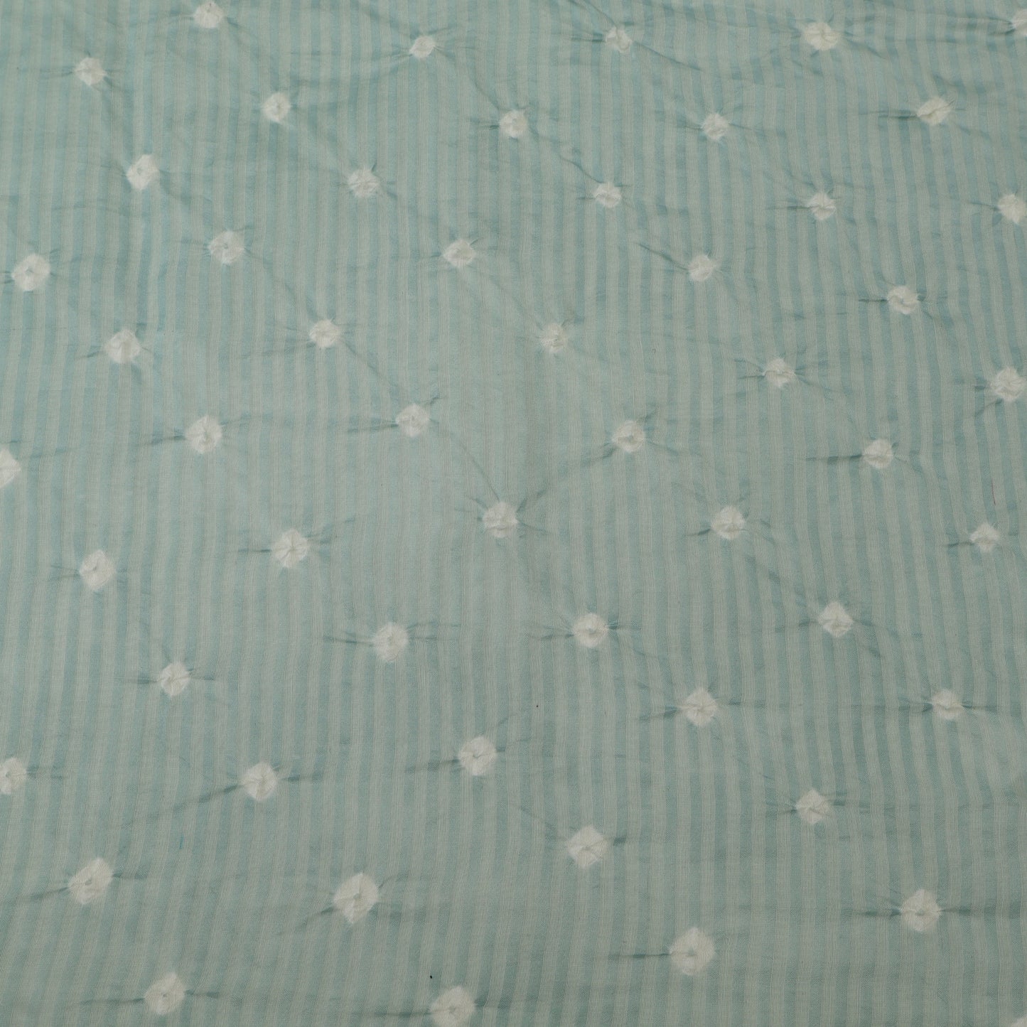 Crush Chanderi Bandhani Print Fabric
