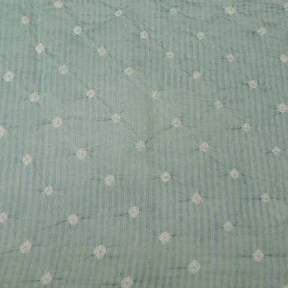 Crush Chanderi Bandhani Print Fabric