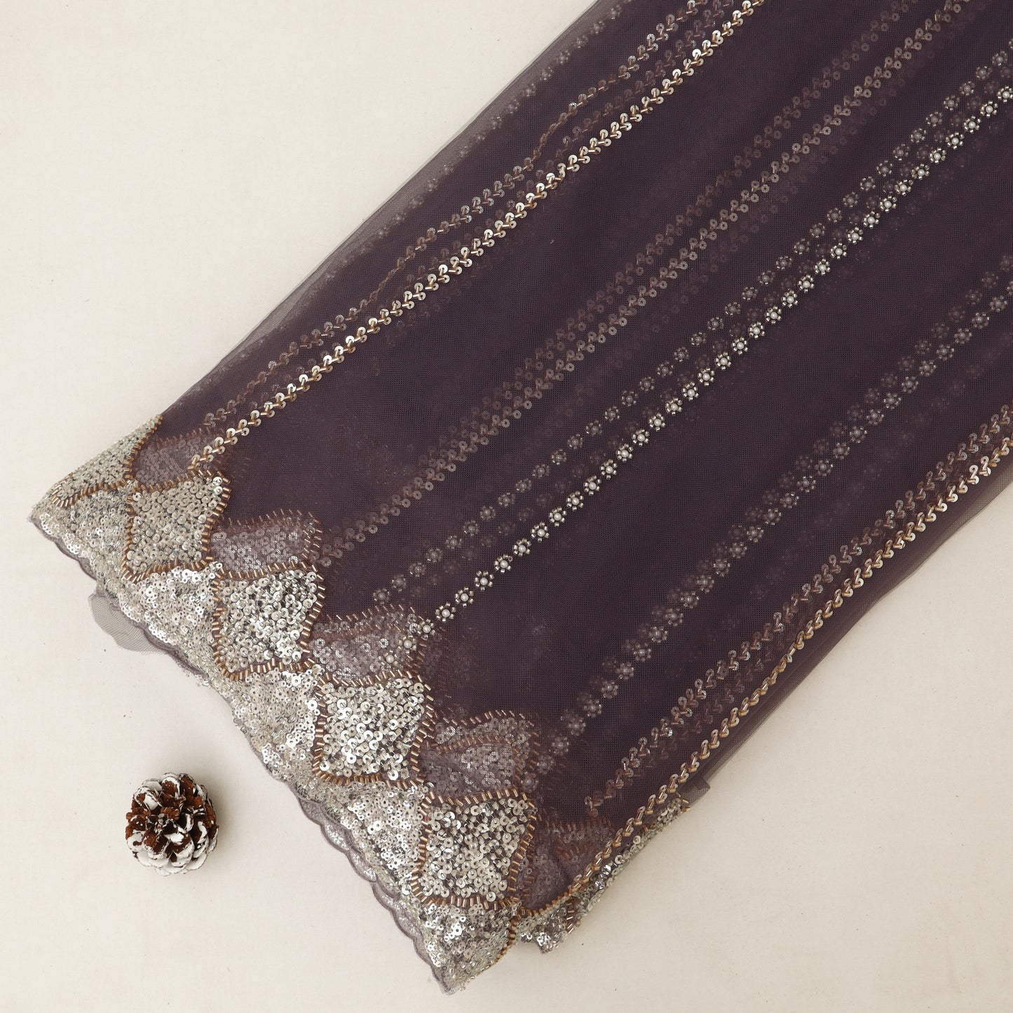 Net Embroidery Fabric