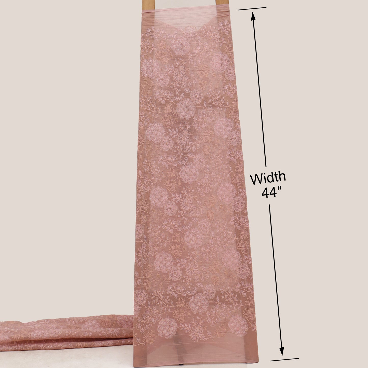 Chanderi Embroidery Fabric