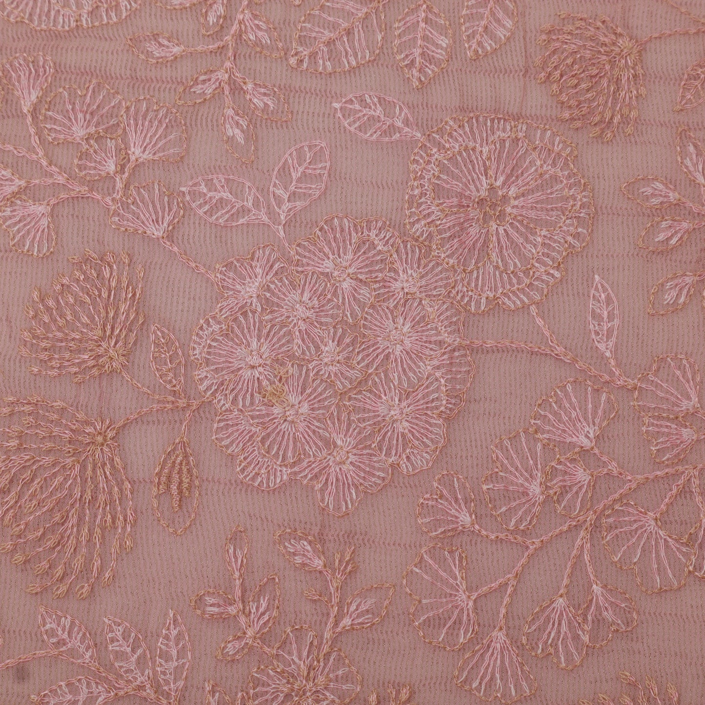 Chanderi Embroidery Fabric