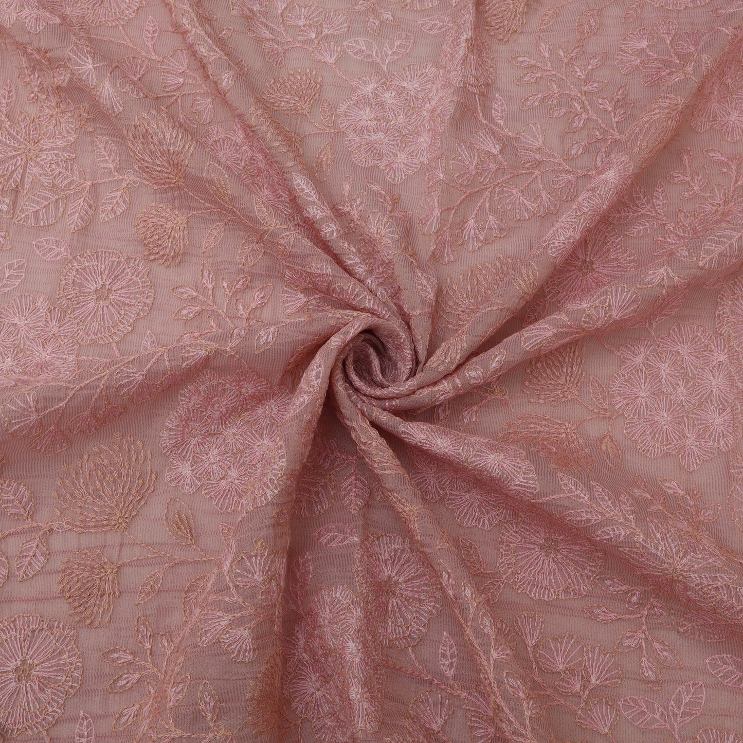Chanderi Embroidery Fabric