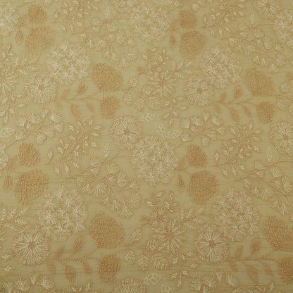 Chanderi Embroidery Fabric