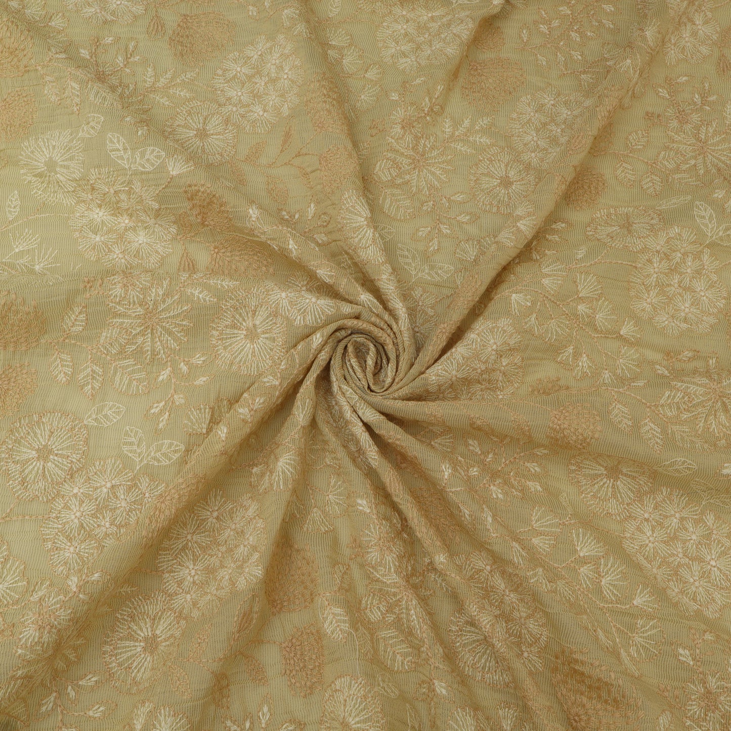 Chanderi Embroidery Fabric