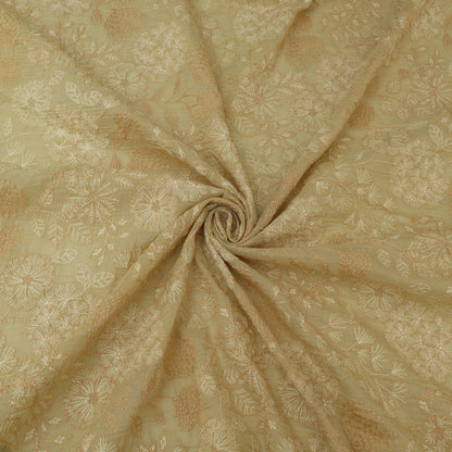 Chanderi Embroidery Fabric