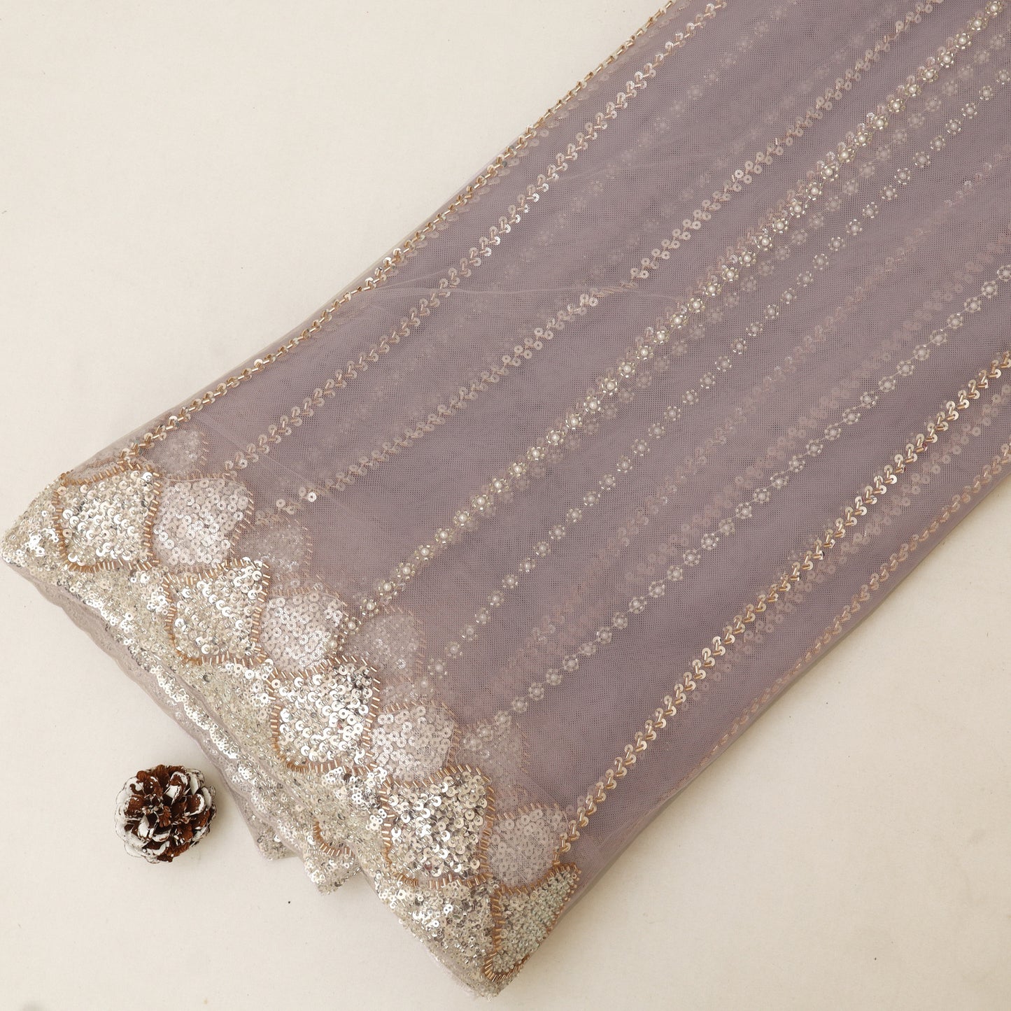 Net Embroidery Fabric
