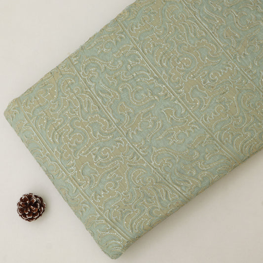 Chanderi Embroidery Fabric