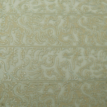 Chanderi Embroidery Fabric